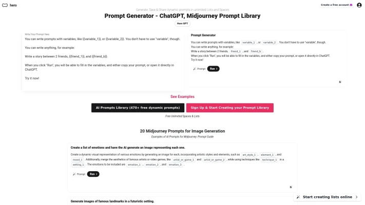 ChatGPT & Midjourney Prompt Generator
