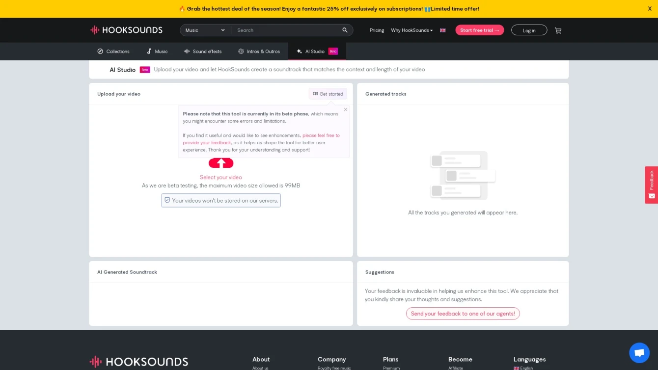 HookSounds AI Studio