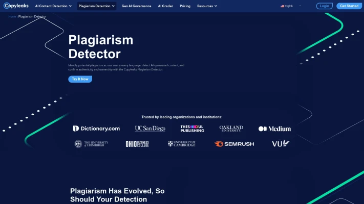 Plagiarism detector by Copyleaks