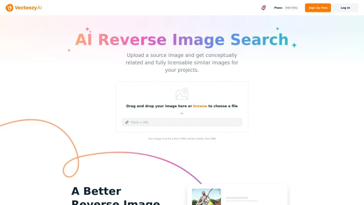 Vecteezy AI Reverse Image Search