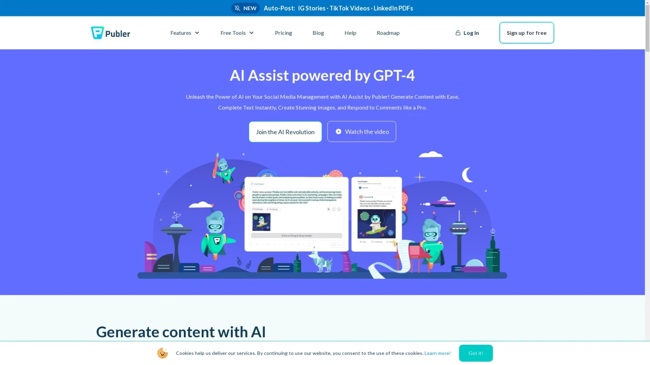 Publer AI Information Features Reviews Publer AI Information Features Reviews
