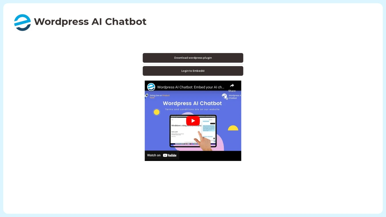 WordPress AI Chatbot