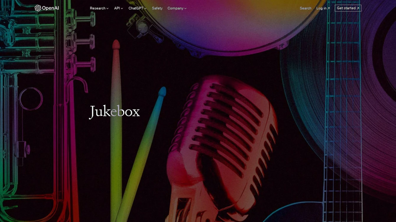 Jukebox by OpenAI