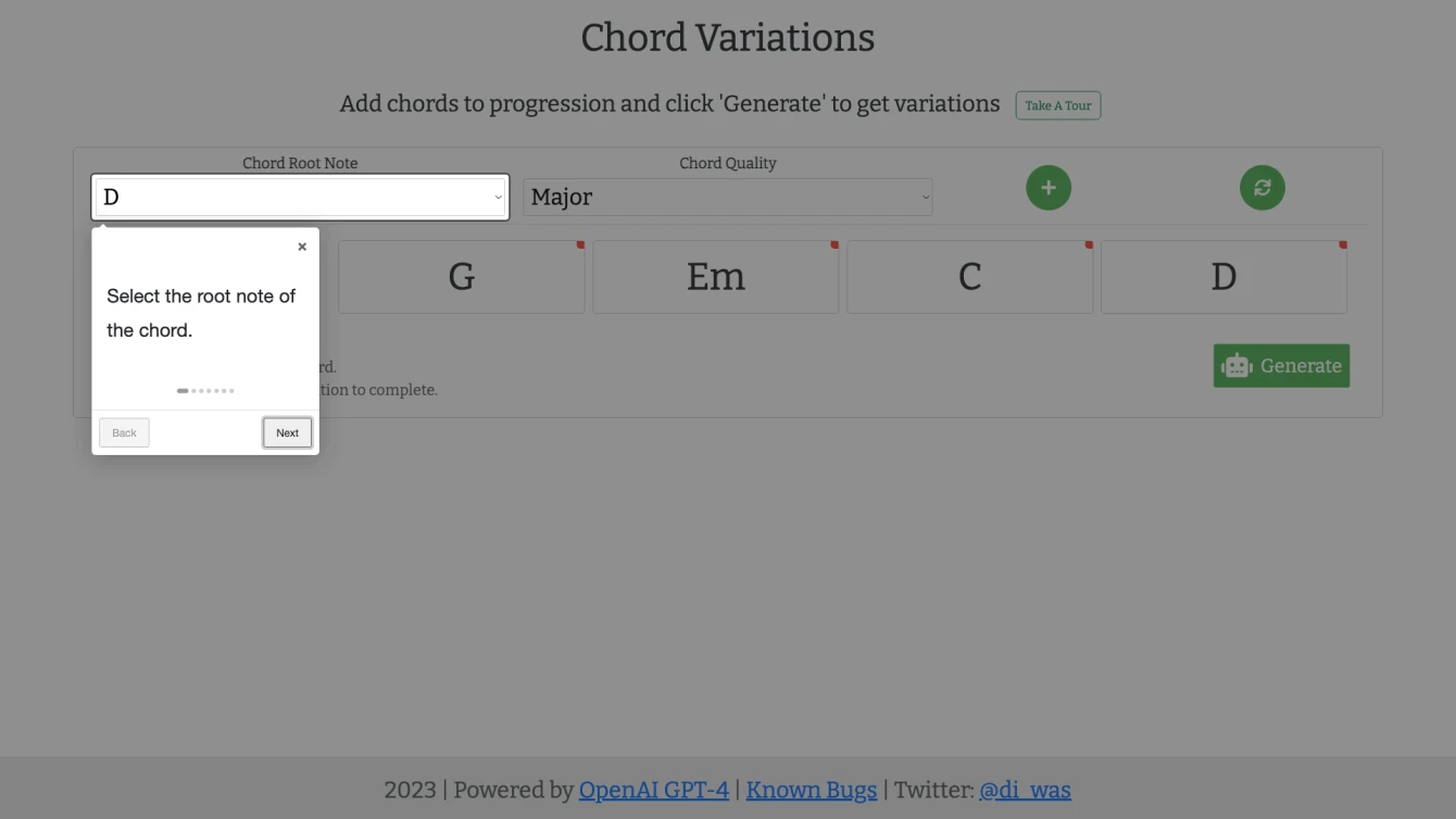 Chord Variations