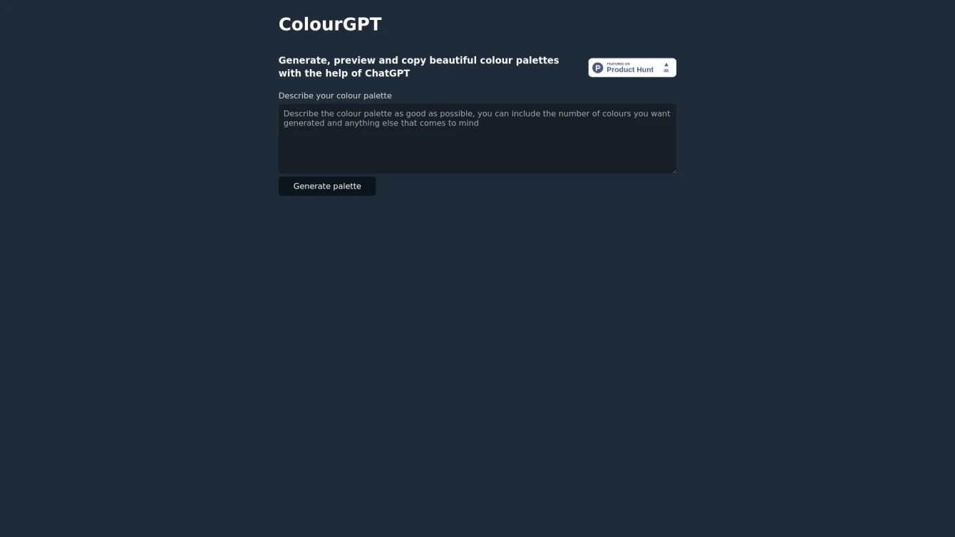 ColourGPT