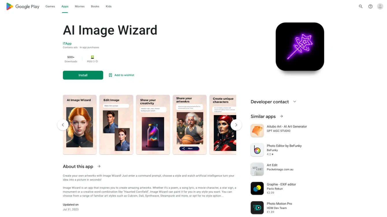 AI Image Wizard