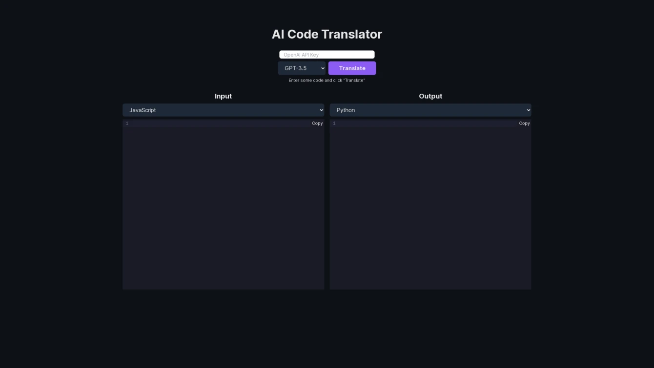 AI Code Translator