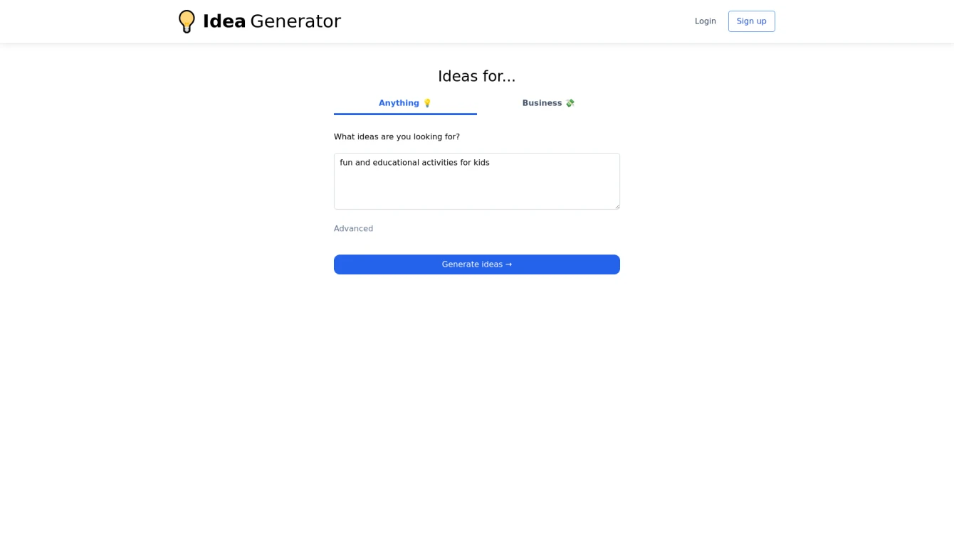 Idea Generator